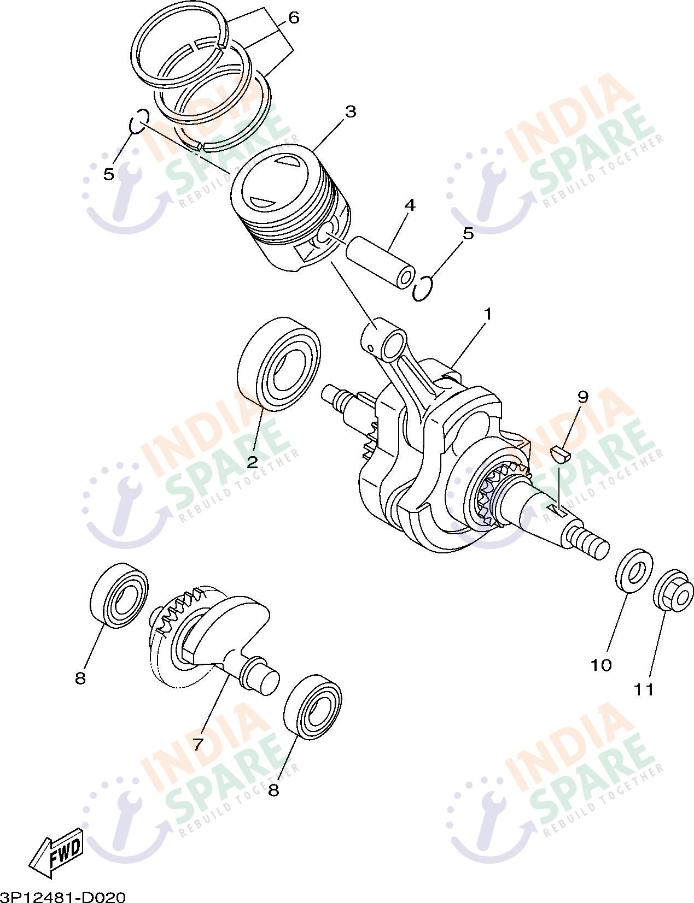 CRANKSHAFT & PISTON